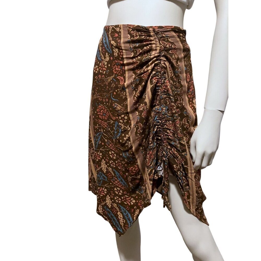 Y2K Earthbound Skirt S Floral Asymmetric Indie Granola Whimsygoth Fairy Grunge
